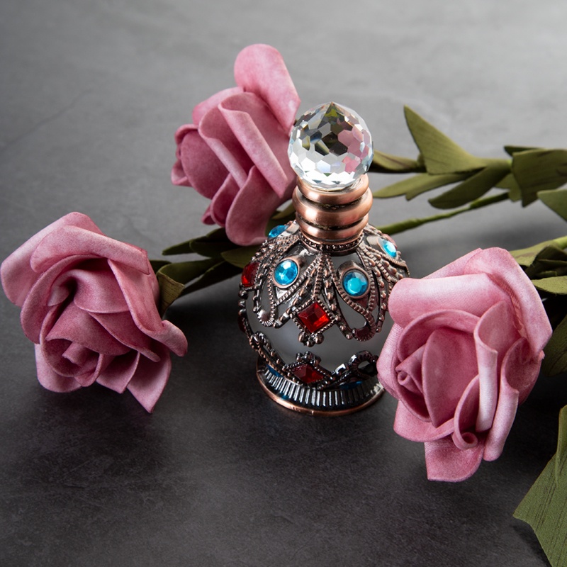 Luxury Dubai 15ml Perfume Bottle Arabic Unique Round