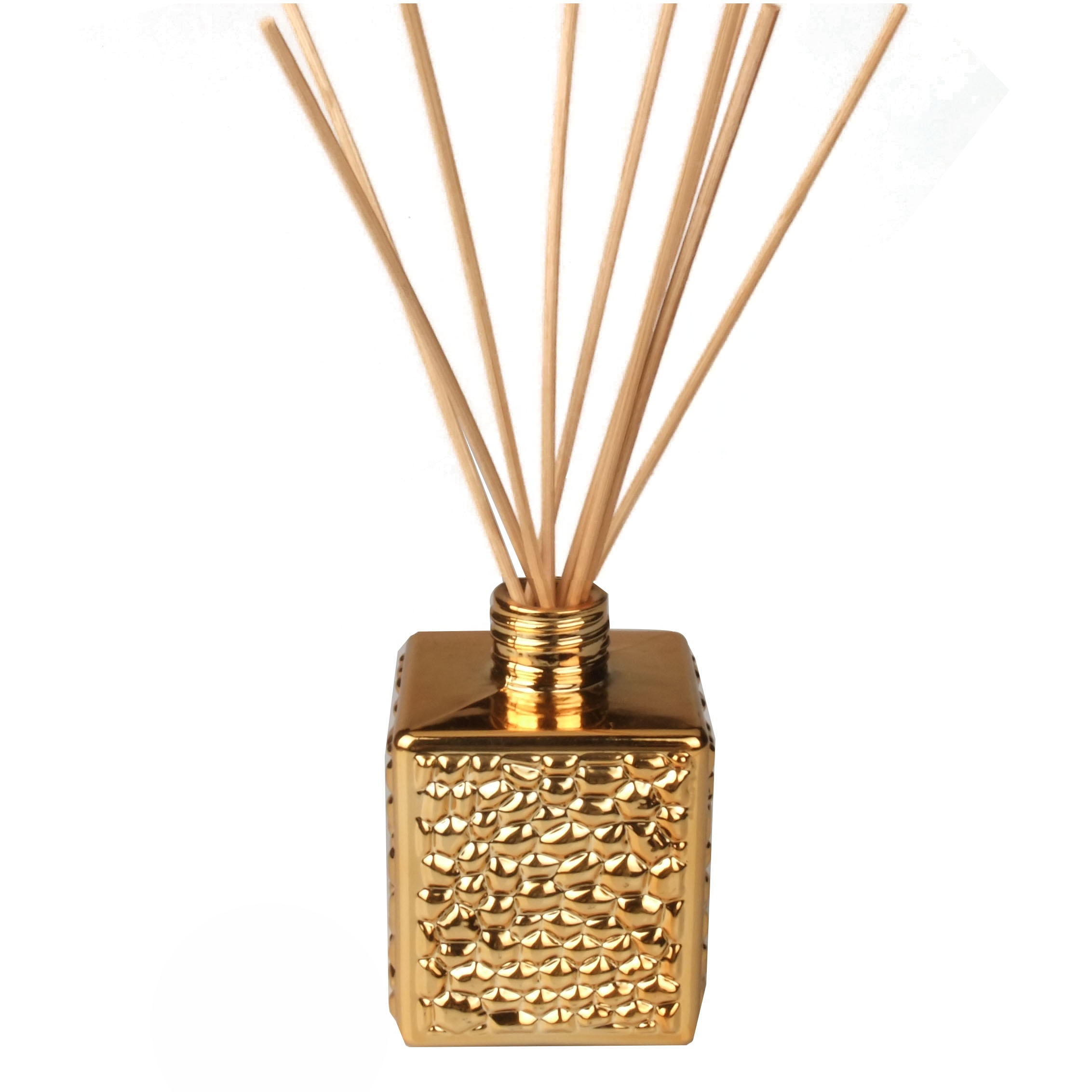 Designer electroplated metallic diffuser bottle empty reed
