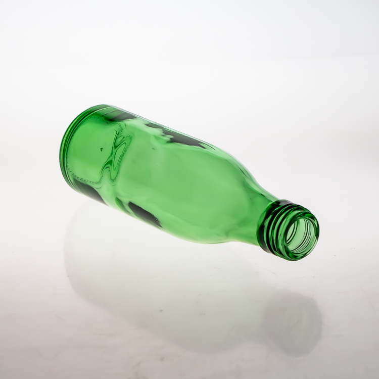 Customer Design Green Round Glass Wine Bottle 140 ml 4.8 oz Glass
