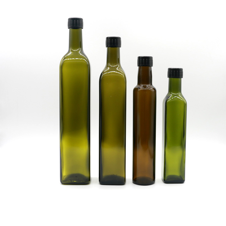 Amber dark green The best olive oil container wholesale edible oil