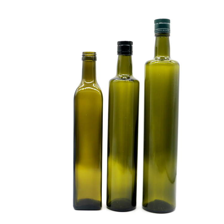 label custom and mini small bottles of olive oil glass bottles