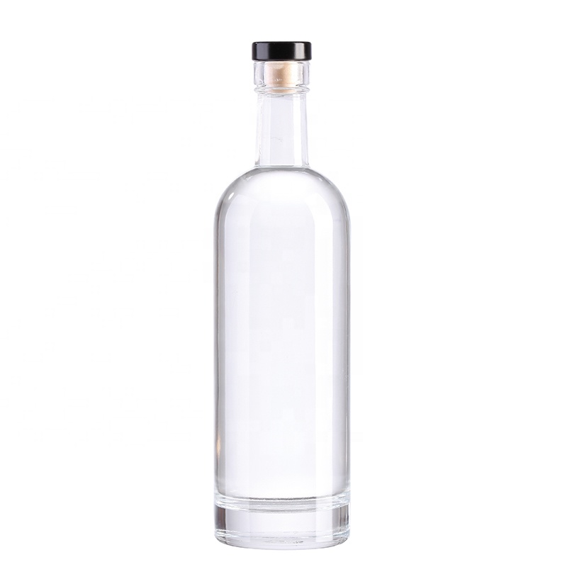 wholesale frosted vodka bottle 500ml 750ml 1000ml custom
