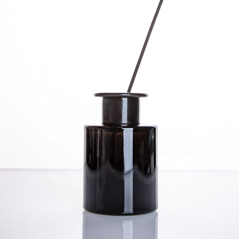 Glass Aroma Diffuser Reed Diffuser Bottle Black Home Fragrance Air