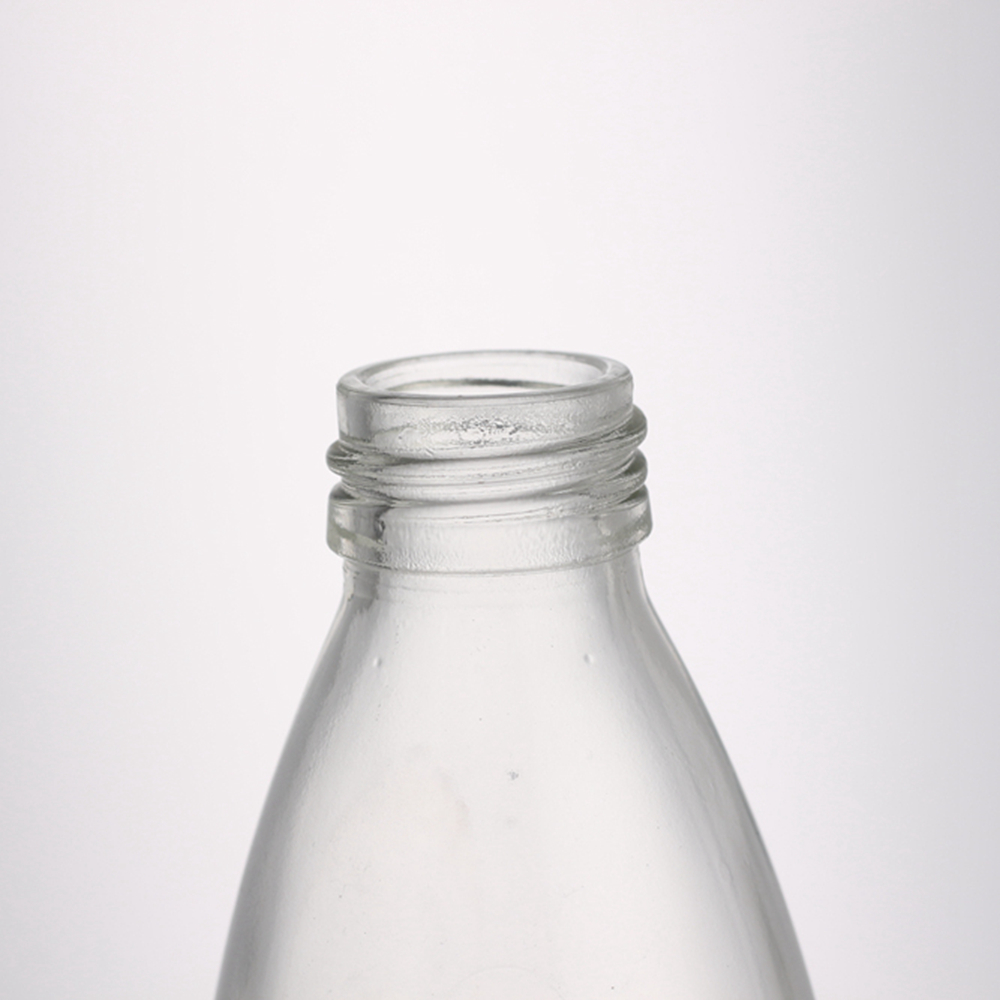 Unique cheap price round shape 250 ml clear empty milk