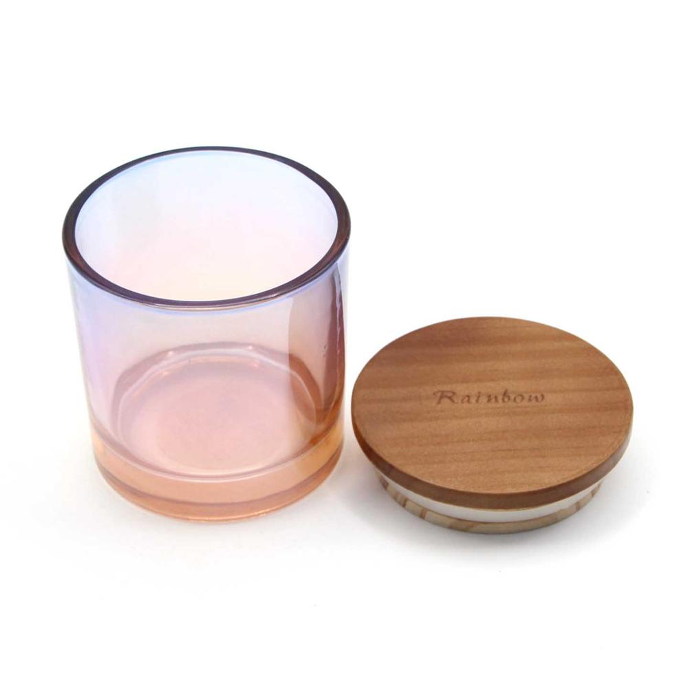 Wholesale Round Empty Glass Candle Jar Candle Vessels, High Quality
