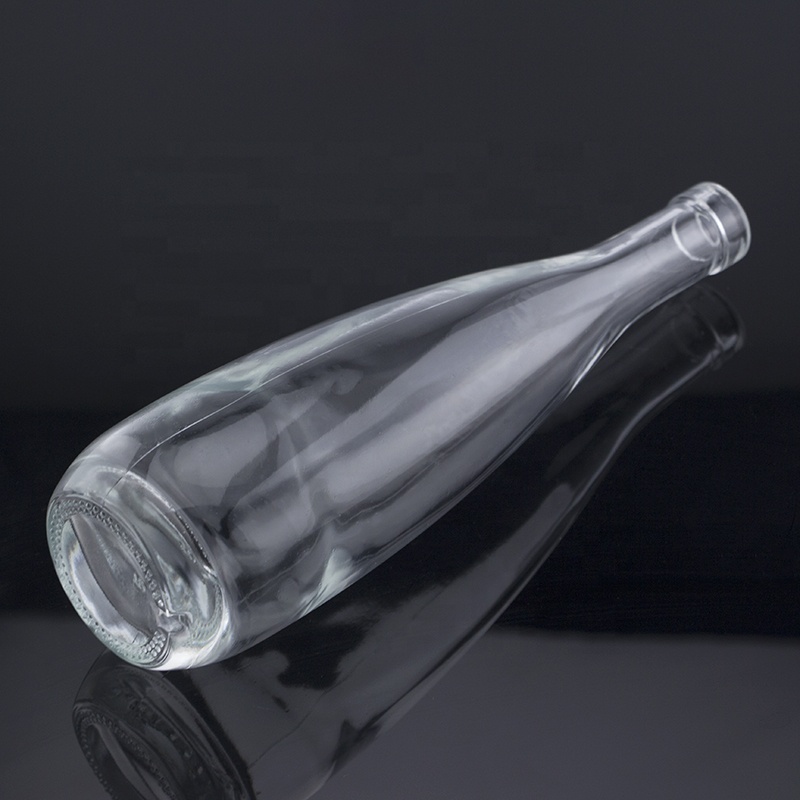 Thick Bottom Drop Shape Glass Bottle 500 Ml With Super Flint Material Wine Bottle With