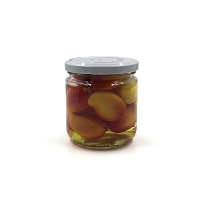 300ml Round indian glass pickle jar with tinplate lid