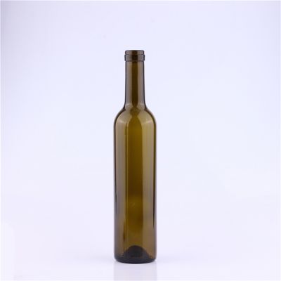 Hot Sale Factory Price 500ml Dark Green Glass Wine bottles With Cork 