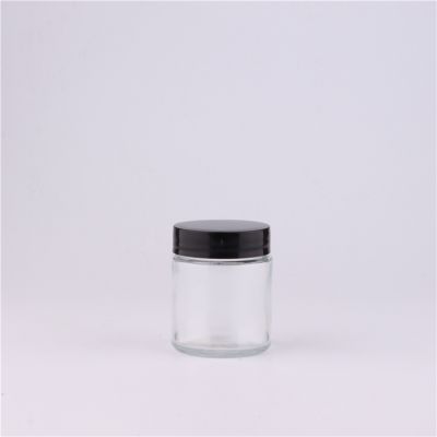 4 oz Customized logo wide mouth ball glass straight mason jar with lid 