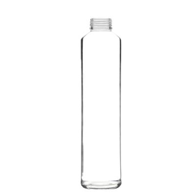 ECO Round 800 ml Drinking Water Voss Glass Bottle with Plastic Cap 