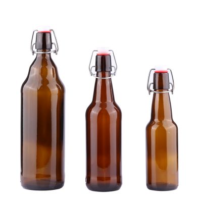 Factory Whosale Cheap Price Glass Beer Bottle With Swing Top 