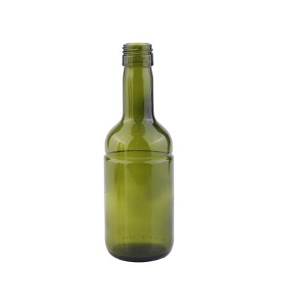 Hotsale green 187ml Burgundy Wine Glass bottle champagne bottle 