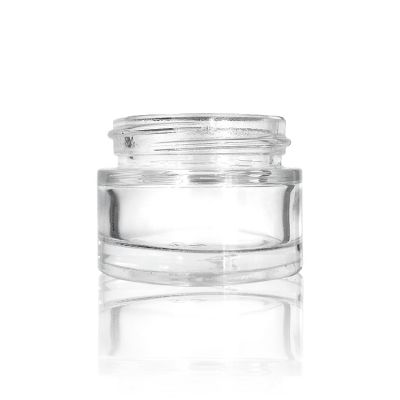 Empty cosmetic glass cream containers jar 15ml 