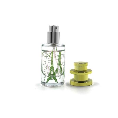 Factory price cosmetic packing pocket perfume bottle 20ml with logo screen printing