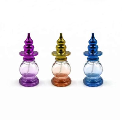 Custom made 15ml colorful glass small perfume bottles 