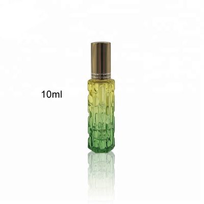 New 10ml gradient color coated round empty perfume bottle glass 
