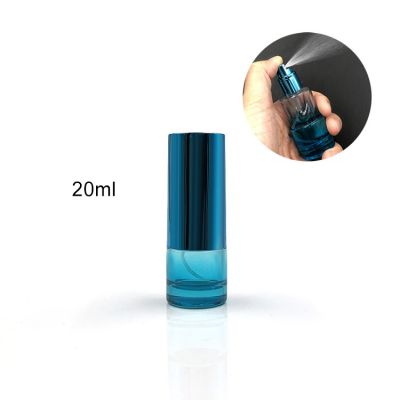 Nice bottle refill 20ml color coating glass bottle for perfume 