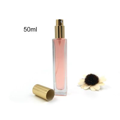 Square glass perfume bottle 50ml china 