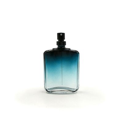 Best selling 60ml rectangular black men perfume bottle manufacturers