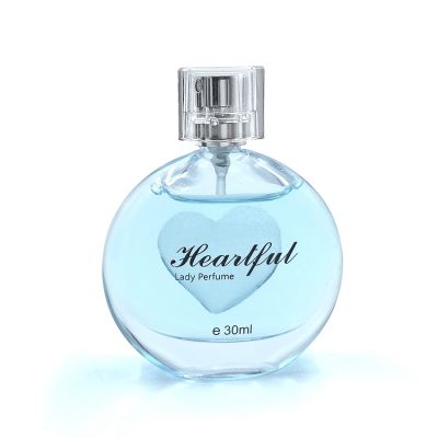 Customized logo 30ml 1 oz stylish glass girl style perfume bottle with acrylic lid