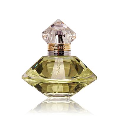 Fancy Diamond Shaped 75ml Polished Glass Perfume Bottle