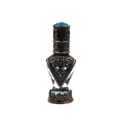 Dubai fancy 10ml essential oil bottle attar glass perfume bottle wholesale