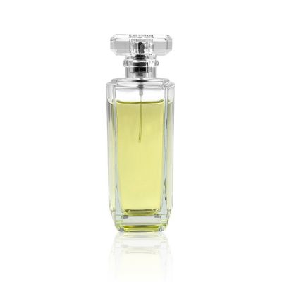 Irregular 100ml empty luxury perfume glass bottle dubai 