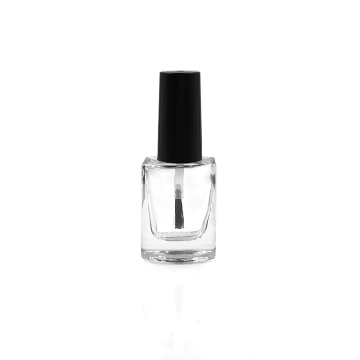  10ml new empty square nail polish bottle with brush cheap cap 