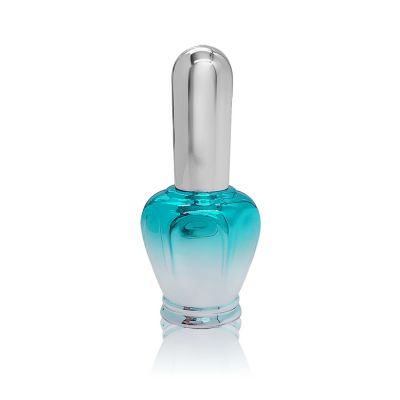 Design your own gradient color gel nail polish bottle of 12ml crown shape 