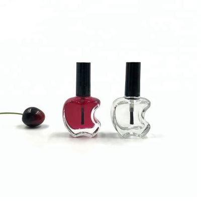 High end 13ml empty nail polish bottle with brush 