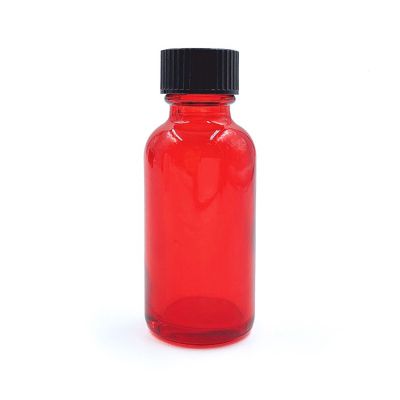 30ml Empty Specialty Translucent Red Glass Bottle with Bakelite Cap 