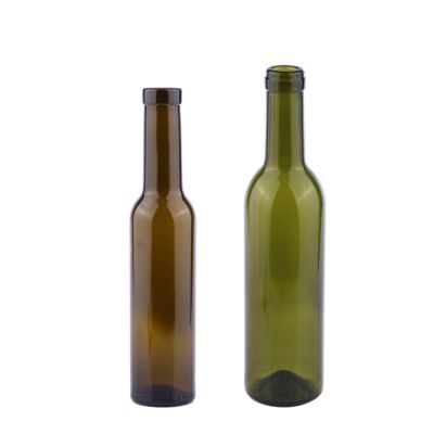 Empty 200ml Brown 375mlm Green Olive Oil Storage Glass Wine Bottles