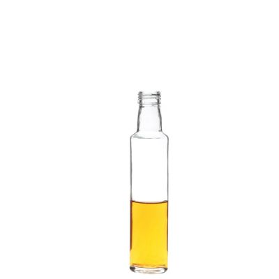 Empty glass bottle for cooking coconut oil with size 