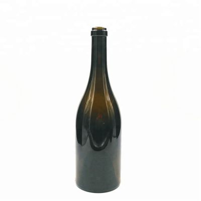 best price premium hot 750ml glass heavy burgundy bottle 