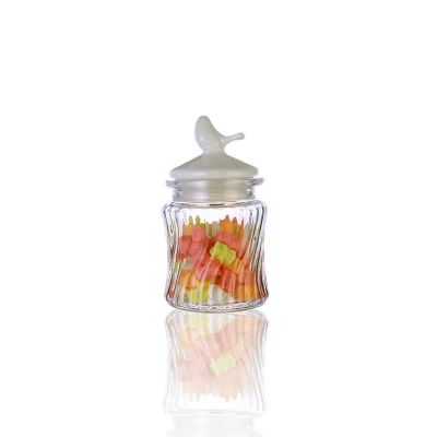 270ml 9 oz eco friendly small crystal glass storage jars for food jam honey jelly