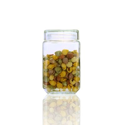 Different Size Square Glass Pickle Jars Sets For Food Storage 