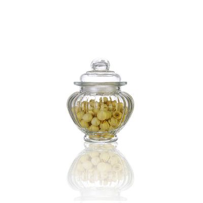 Wholesale 340ml 11 oz small crystal empty jelly food jars 