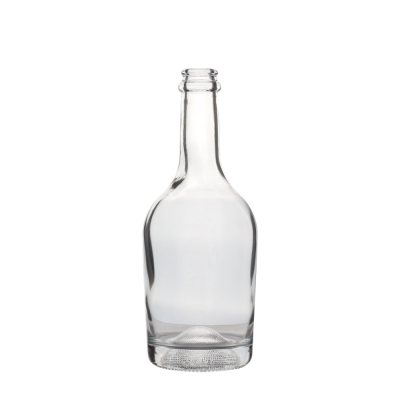 500ml Glass Liquor Packaging Bottle Whiskey Vodka Glass Wine Bottle 
