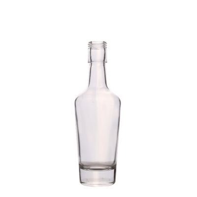 250ML Glass Liquor Bottle for Vodka Whisky with Screw Cap 