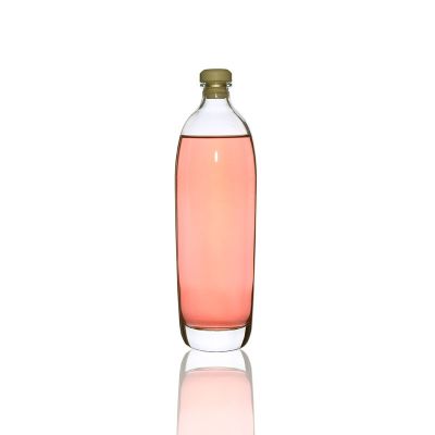 500ml round empty clear glass vodka fruit plum rice wine bottle price 