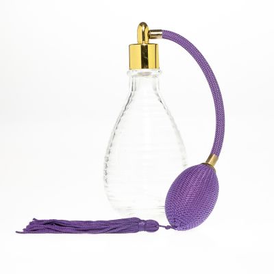 Cosmetic 100ml Empty Teardrop Shaped Empty Spray Glass Perfume Bottle for Sale