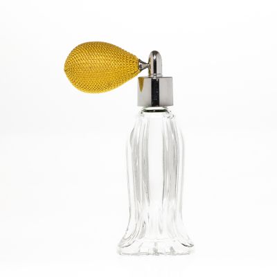 Designer 15ml Mermaid Fishtail Shaped Empty Refillable Perfume Glass Spray Bottle with Pump Atomizer 