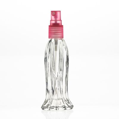 Luxury 20ml Mermaid Fishtail Shaped Empty Refill Glass Spray Perfume Bottle with Plastic Cap 