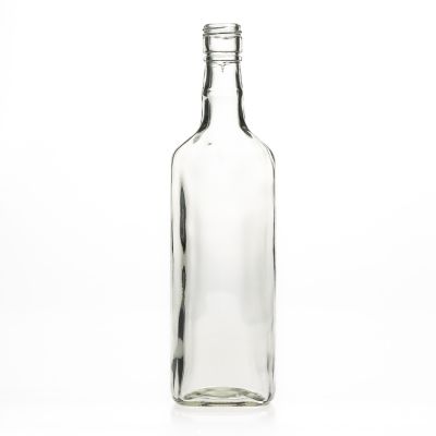 flint glass bottle for vodka , whisky , rum