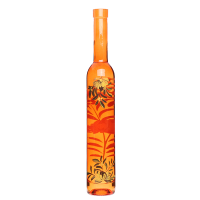 Custom high grade glass ice wine bottle with cork