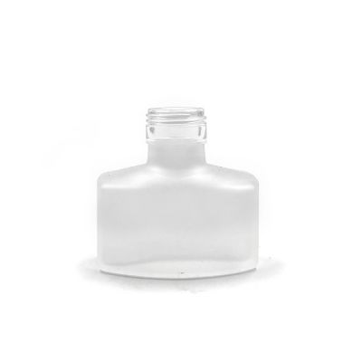 New Design classic square 100 ml frosted mango juice bottle glass