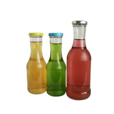 250ml glass beverage juice bottle mineral water Bottles with tin lid