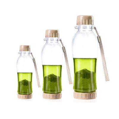 wholesale shaker bottle filter water flask high borosilicate glass drinking bottle