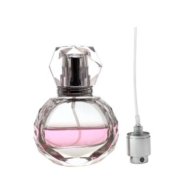 wholesale fancy luxury empty spray perfume glass bottle for women