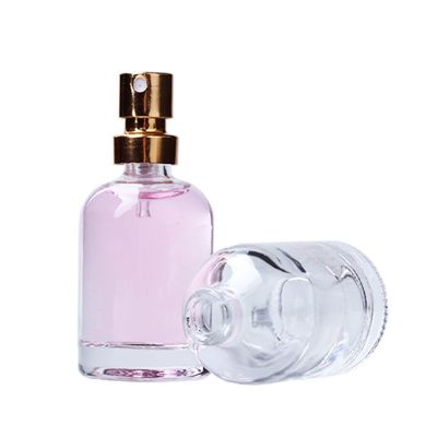 empty custom atomizer spray bottle round 30ml glass perfume bottles
